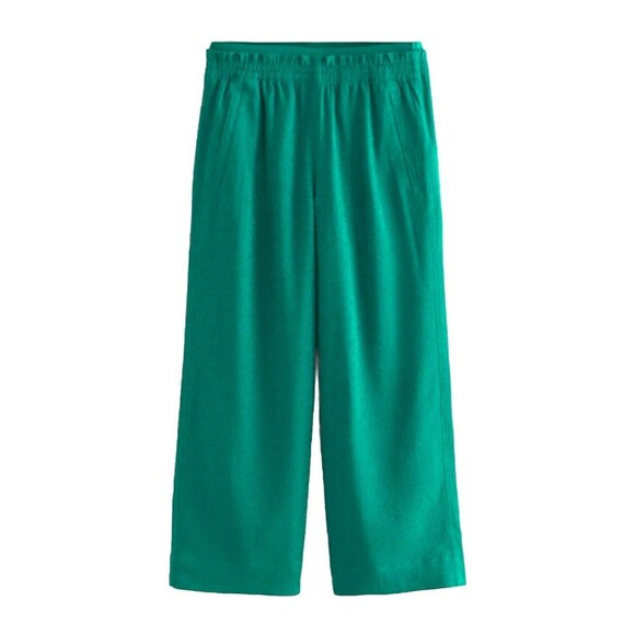 Athleta Echo Wide Crop Pant 8 NWT - Picture 1 of 9